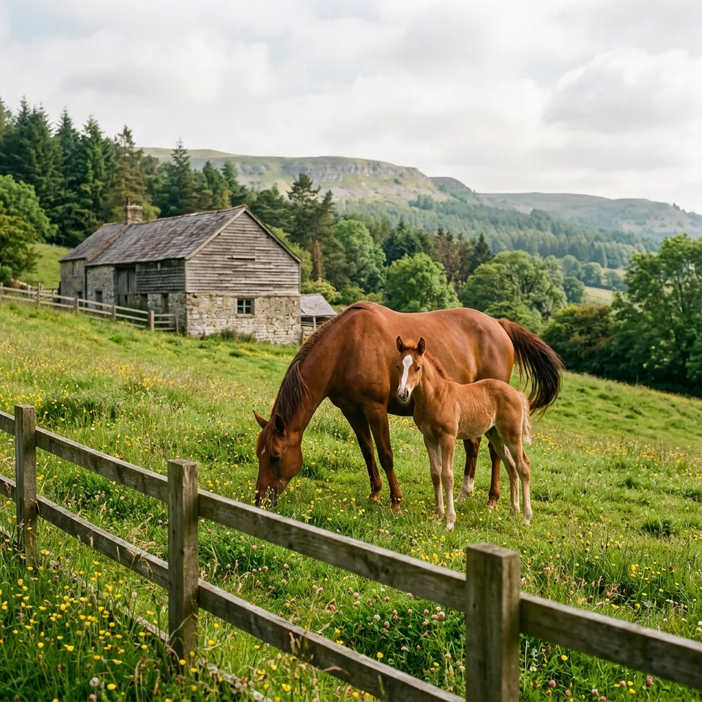 Élevage de chevaux, Ranch du Fer à Cheval, Sixt-Fer-à-Cheval
